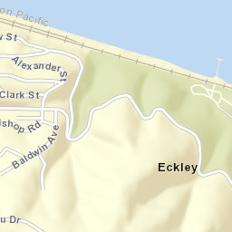 Eckley California Street Map
