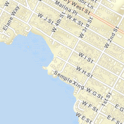 Benicia California Street Map