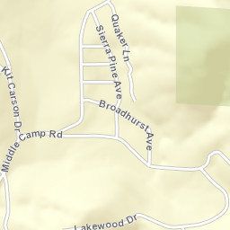 23371-23403 Lakewood Dr Twain Harte CA Street Map