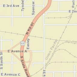1029 E Ave A Hutchinson KS 67501 Street Map