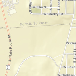 Highway 61, Boonville, IN 47601, USA Street Map