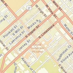 Lexington, Kentucky Street Map