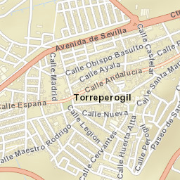 Torreperogil Street Map