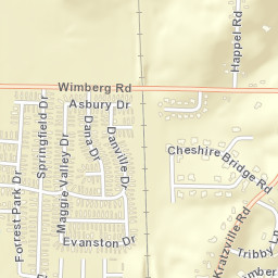 1500 Cheshire Bridge Road, Evansville, IN Street Map
