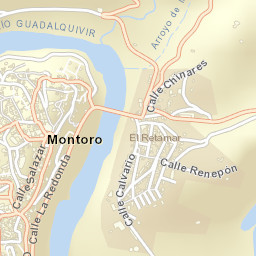 Montoro Street Map