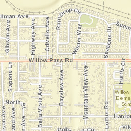 West Pittsburg California Street Map