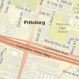 Diamond California Street Map