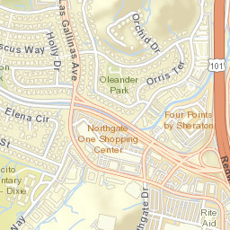 Terra Lindo California Street Map