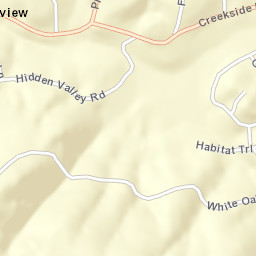 Sonora Meadows California Street Map