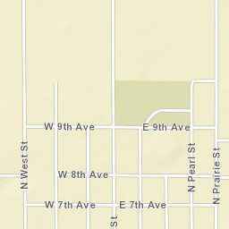 801-899 North Nutting Street Saint John KS Street Map