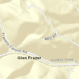 Glen Frazer California Street Map