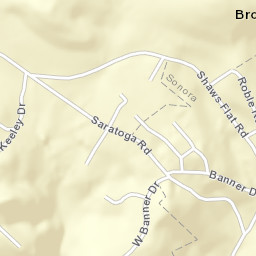 Saratoga Acres California Street Map