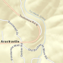 Arastraville California Street Map