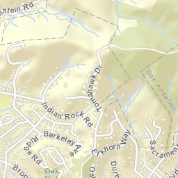 72-74 Berkeley Ave, San Anselmo, CA Street Map