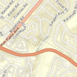 Montalvin Manor California Street Map