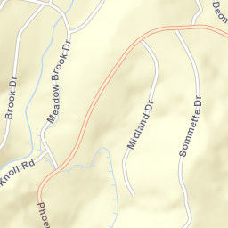 Scenic Brook California Street Map