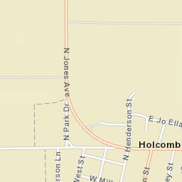 104 Jo Ella Dr Holcomb, Kansas Street Map