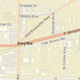 1304 North Green River Road, Evansville, IN Street Map