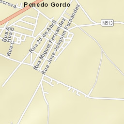 Penedo Gordo Street Map