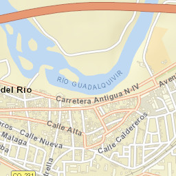 Villa del Río Street Map
