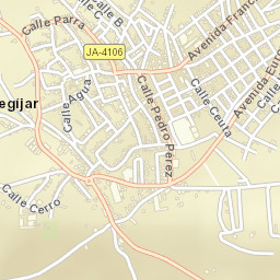Begíjar Street Map