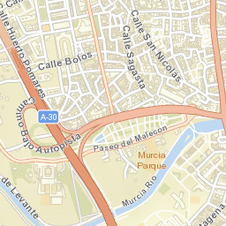Murcia Street Map
