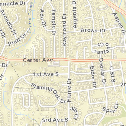 Pacheco California Street Map