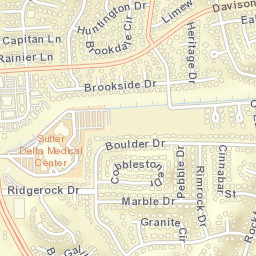 Davison Dr Antioch CA 94509 USA Street Map