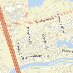 1980-2298 W March Ln Stockton CA Street Map