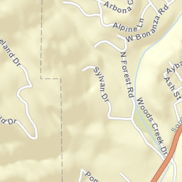 Sonora Knolls California Street Map