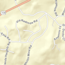 Rancho Poquitos California Street Map