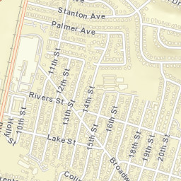 1500-1598 Rivers St, San Pablo, CA Street Map
