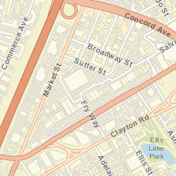 1855 Gateway Blvd Concord CA Street Map