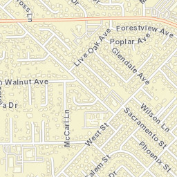 1770-1772 Margo Dr Concord CA Street Map