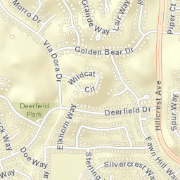 4521-4599 Wildcat Cir Antioch CA Street Map