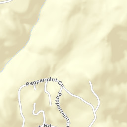 Peppermint Creek California Street Map