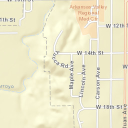 1800-1998 Carson Ave, La Junta, CO 81050 Street Map