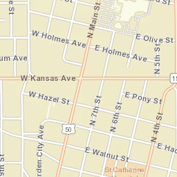 1107 North 3rd Street Garden City KS Street Map