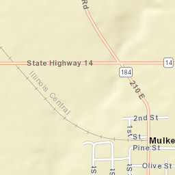 1996-2098 Illinois 14, Mulkeytown, IL Street Map
