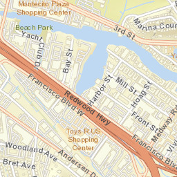 Culver St, San Rafael, CA 94901, USA Street Map