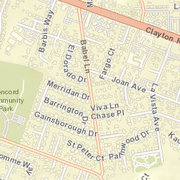 1200 Babel Ln, Concord, CA 94521, Street Map