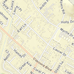 1708 Gyger Ct Concord CA 94521 Street Map