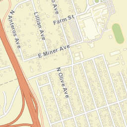 CA-99 Stockton, California Street Map