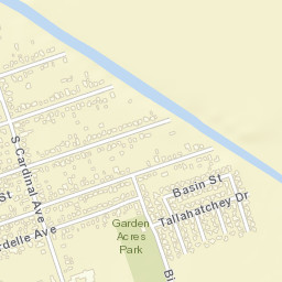 Basin St Garden Acres California  Street Map