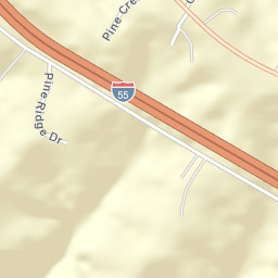 Interstate 55, Ste. Genevieve, MO Street Map