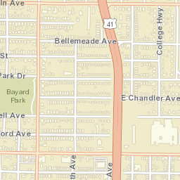 1099 South Kentucky Avenue, Evansville, IN Street Map