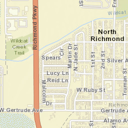 North Richmond California Street Map