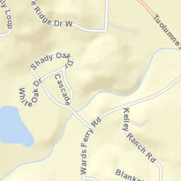 Sonora Ranchettes California Street Map