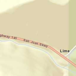 Lime Colorado Street Map