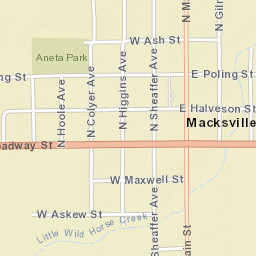 547 W Broadway St Macksville Kansas Street Map